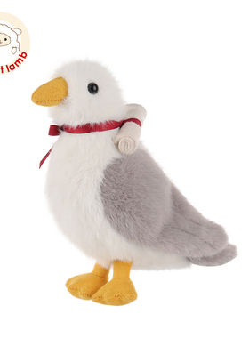 Apricot Lamb飞鸥传书毛绒玩具海鸥儿童生日礼物小鸟玩偶毛绒公仔