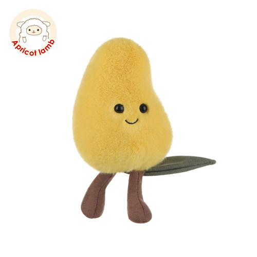 瑞可羊鲜美芒果食物毛绒玩具可爱宝宝儿童生日礼物水果玩偶公仔