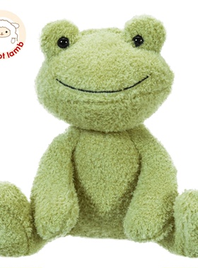 Apricot lamb绿色可爱小青蛙布娃娃玩偶毛绒玩具女孩礼物青蛙公仔
