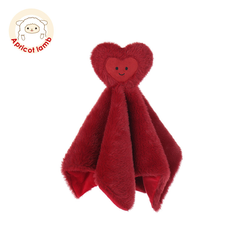 瑞可羊绯色爱心安抚巾睡眠可爱布娃娃宝宝哄睡毛绒玩具可咬布偶,玩具/童车/益智/积木/模型,手偶/安抚玩偶,淘宝优惠券,粉丝福利购,淘宝优惠卷