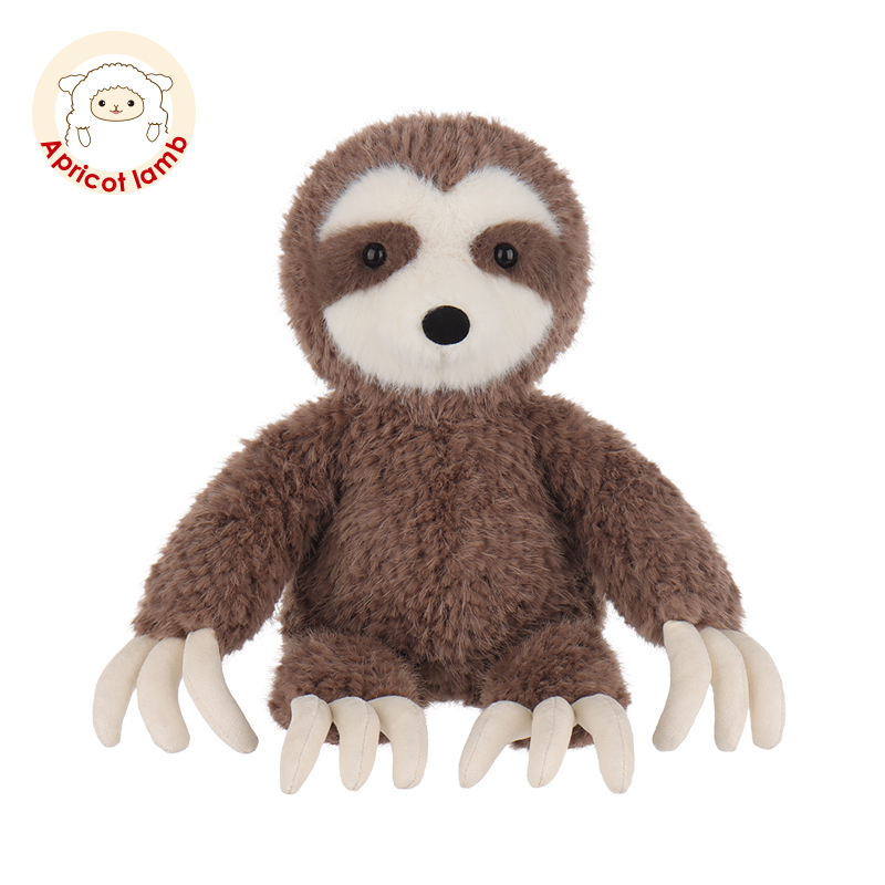 Apricot lamb憨厚树懒公仔玩偶睡觉送女生可爱娃娃安抚毛绒玩具