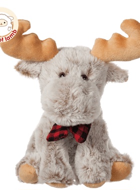 Apricot lamb麋鹿毛绒玩具可爱儿童男女生日圣诞礼物宝宝玩偶公仔