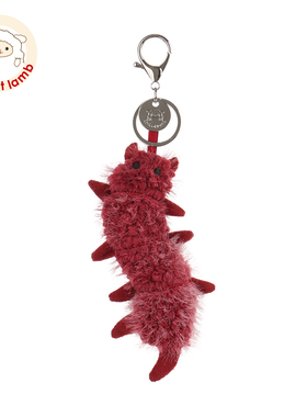 Apricot Lamb邪恶蜈蚣挂件公仔女生钥匙扣可爱玩偶毛绒包包车挂饰