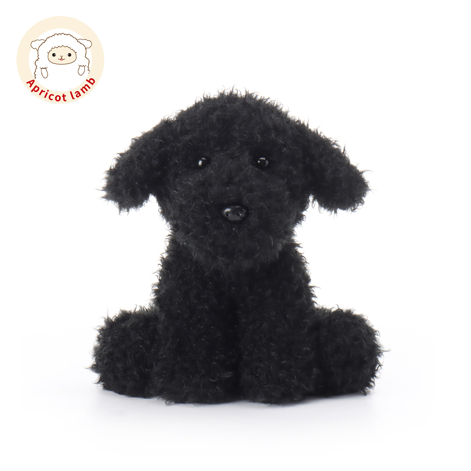 Apricot lamb瑞可羊忠诚贵宾犬毛绒玩具生日礼物小狗玩偶狗狗公仔