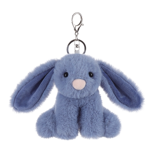 Apricot Lamb海蓝色兔子书包挂件公仔女钥匙扣可爱玩偶包包挂饰
