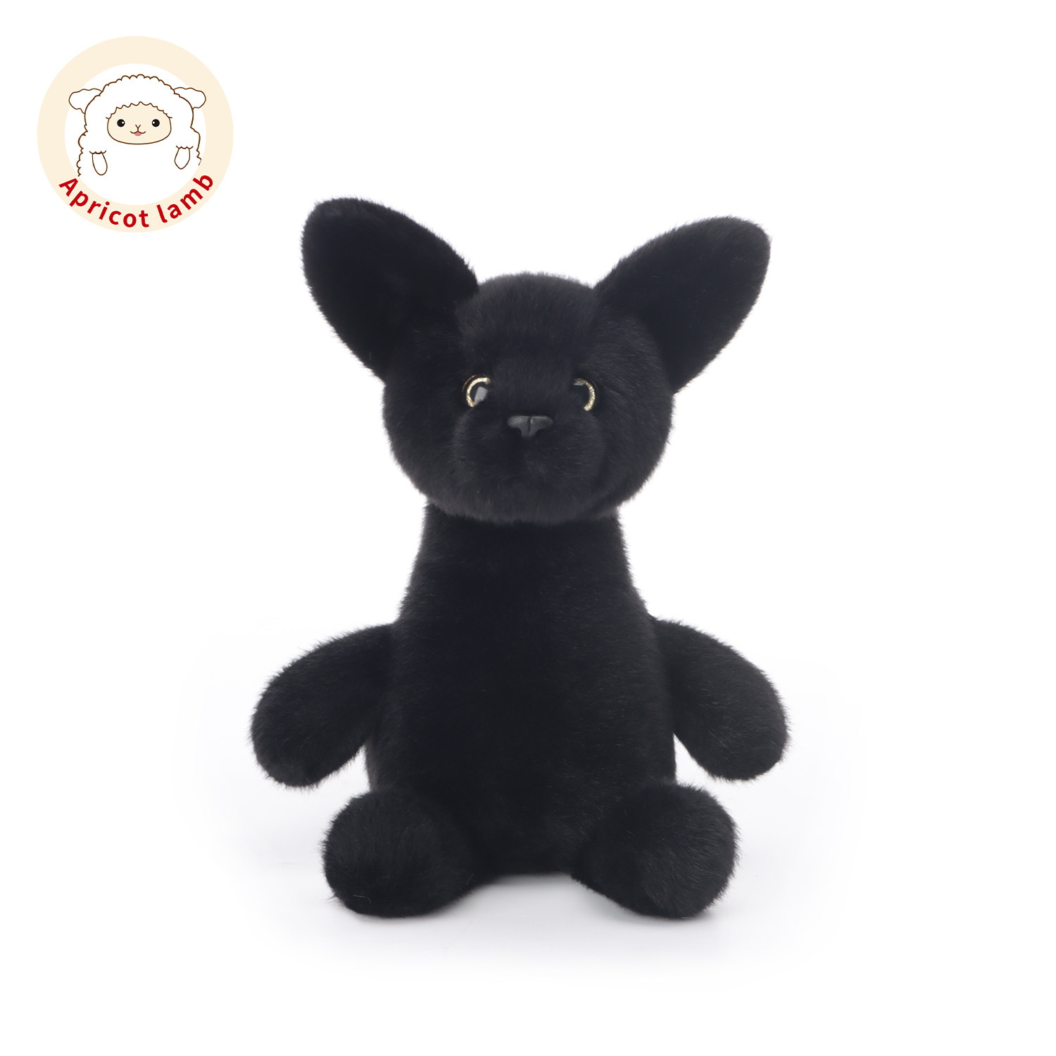 瑞可羊长颈黑猫毛绒公仔生日礼物