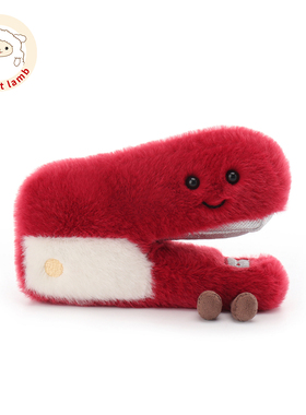 Apricot lamb瑞可羊忙碌订书机毛绒玩具安抚公仔男女孩生日礼物