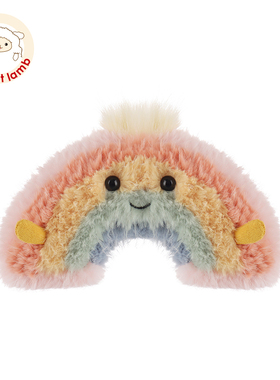 Apricot lamb童趣彩虹毛绒玩具可爱儿童生日礼物宝宝玩偶公仔