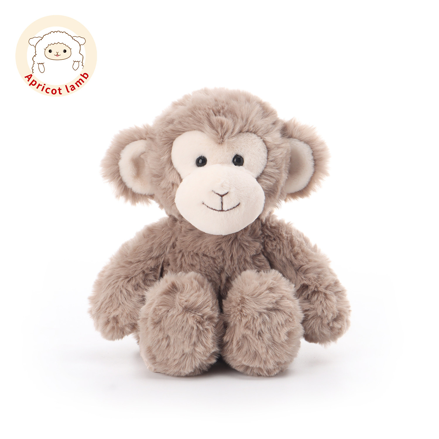 Apricot lamb瑞可羊迈尔斯小猴毛绒玩具生日礼物宝宝猴子玩偶公仔