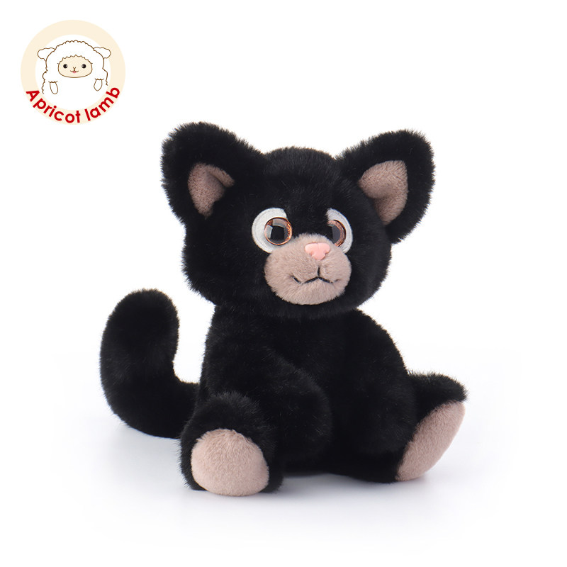 瑞可羊调皮黑猫克里斯毛绒玩具可爱儿童男女生日礼物毛绒玩偶公仔