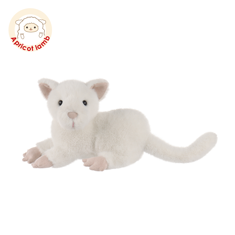 瑞可羊慵懒水貂公仔毛绒玩具可爱儿童男女生日礼物宝宝玩偶公仔