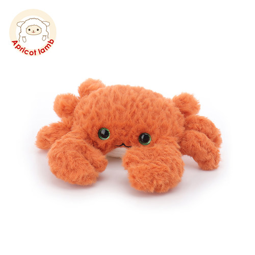 瑞可羊调皮小螃蟹玩偶可爱公仔毛绒玩具安抚娃娃女孩海洋玩偶礼物