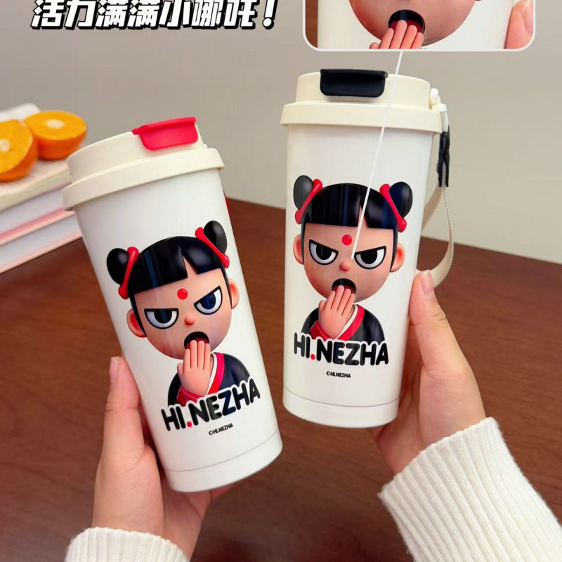 新款哪吒魔童闹海保温杯316不锈钢小学生幼儿园上学喝水杯子水壶,餐饮具,保冷/保温杯,淘宝优惠券,粉丝福利购,淘宝优惠卷