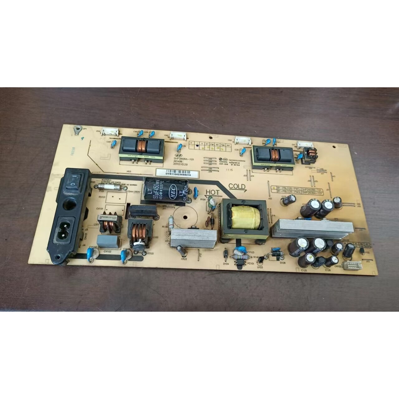 原装拆机乐华lcd26r19电视电源板shp2608a-101 81-pbl026-pw1l