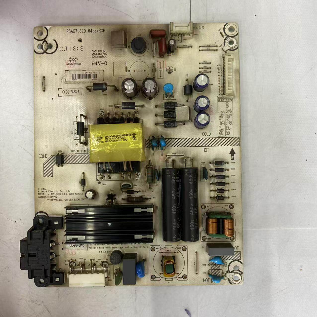 原装拆机海信LED43K5100U电源板RSAG7.820.6458 HLL-2640WC