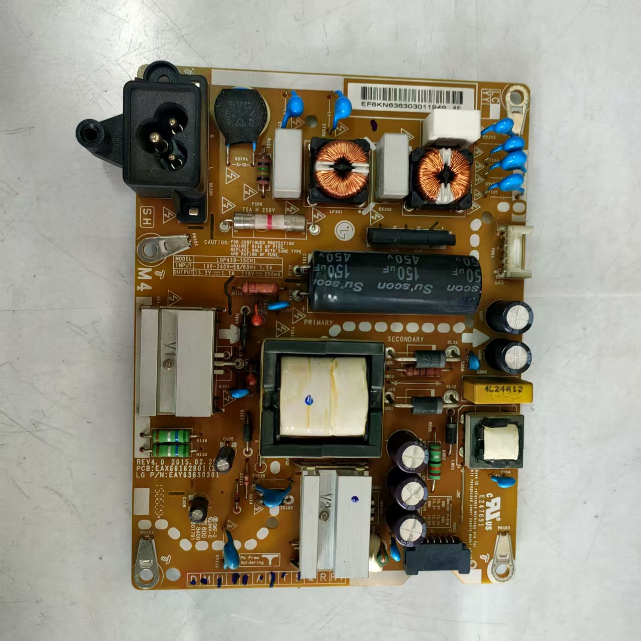 原装LG 43LF5400-CA电源板EAX66162901 EAY63630301 LGP43B-15CH1