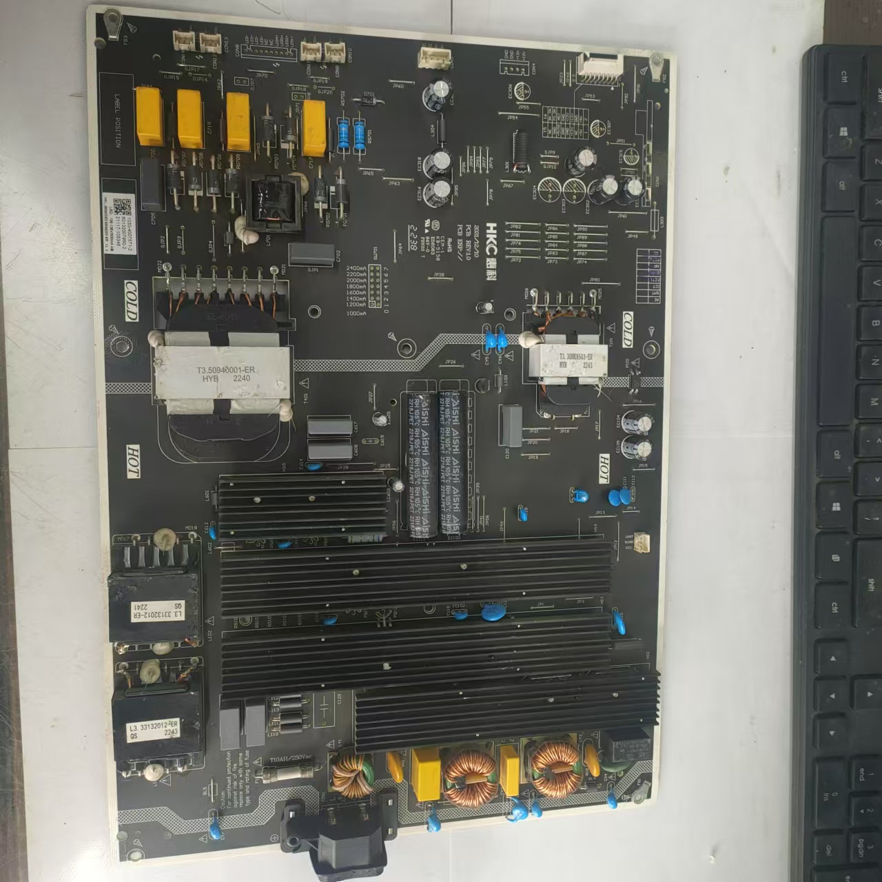 原装拆机原装TCL 85S515D电源板HKL-850402  KB5150 106-136V/500