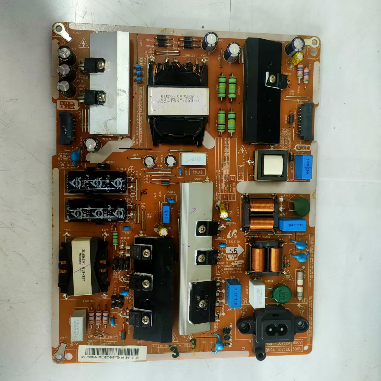 看清图 原装三星UA50KU6300JXXZ电源板BN41-02500A BN94-10712A