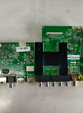 原装拆机海尔LS49A51主板0091802118A V1.2屏LC490EGY-SHM3实图