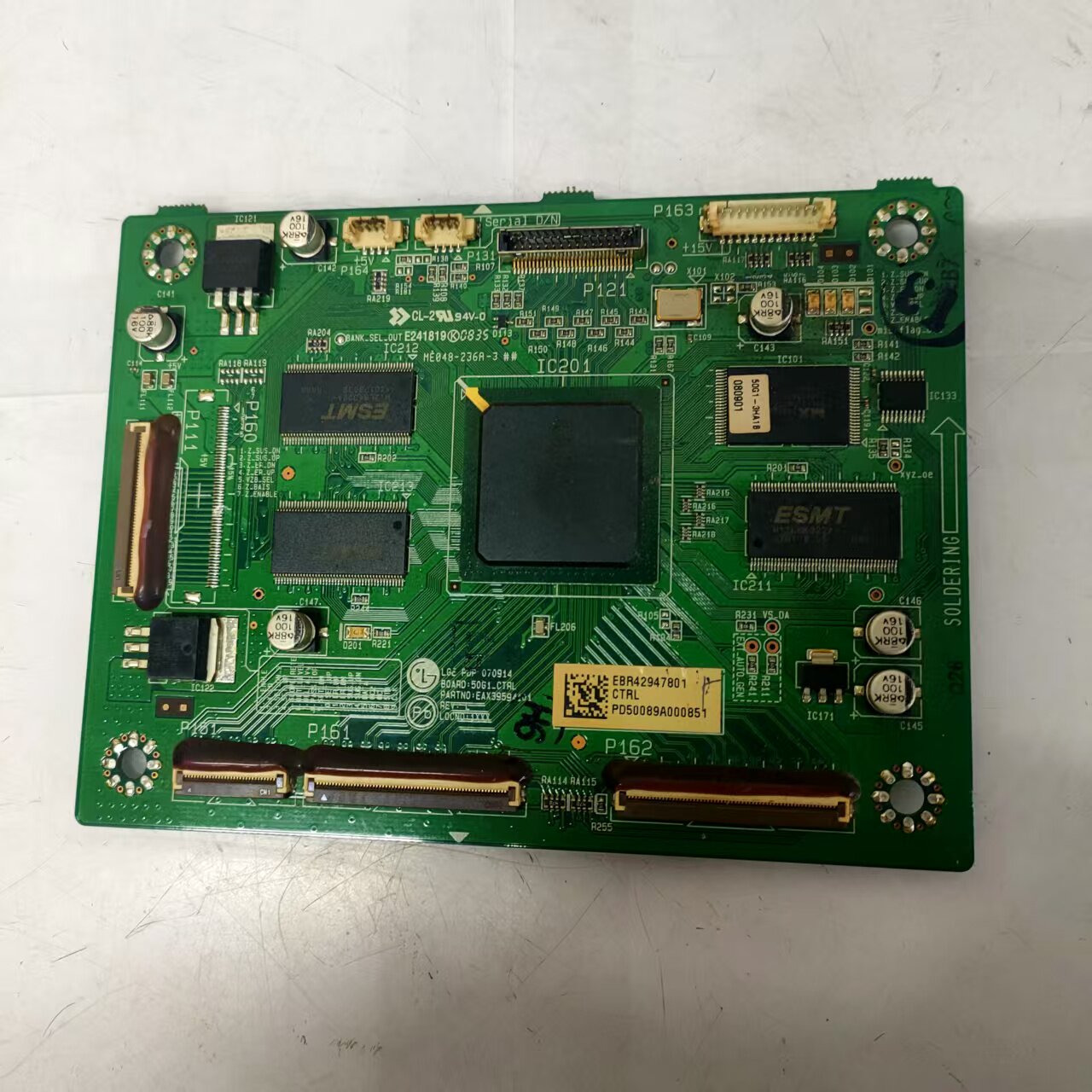 原装拆机PDP50G1T000 等离子逻辑板50G1-CTRL EAX39594101 - 实物图