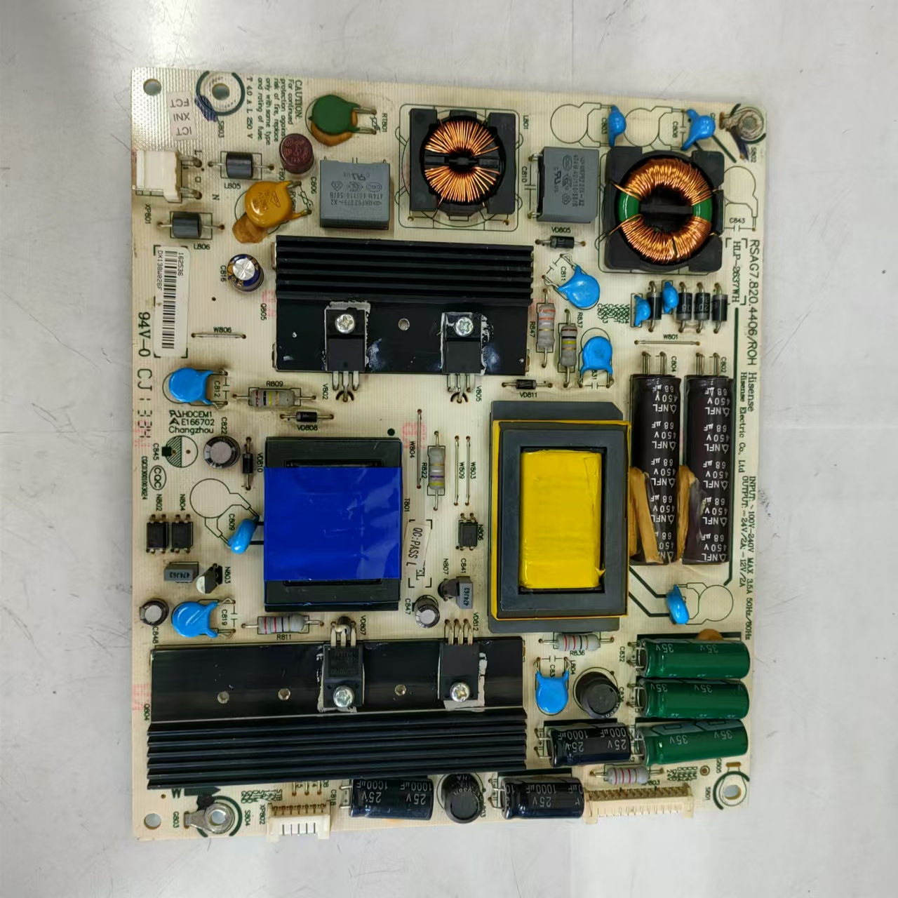 原装海信LED39K300J电源板RSAG7.820.4406 HLP-2637WH双电容 7 14