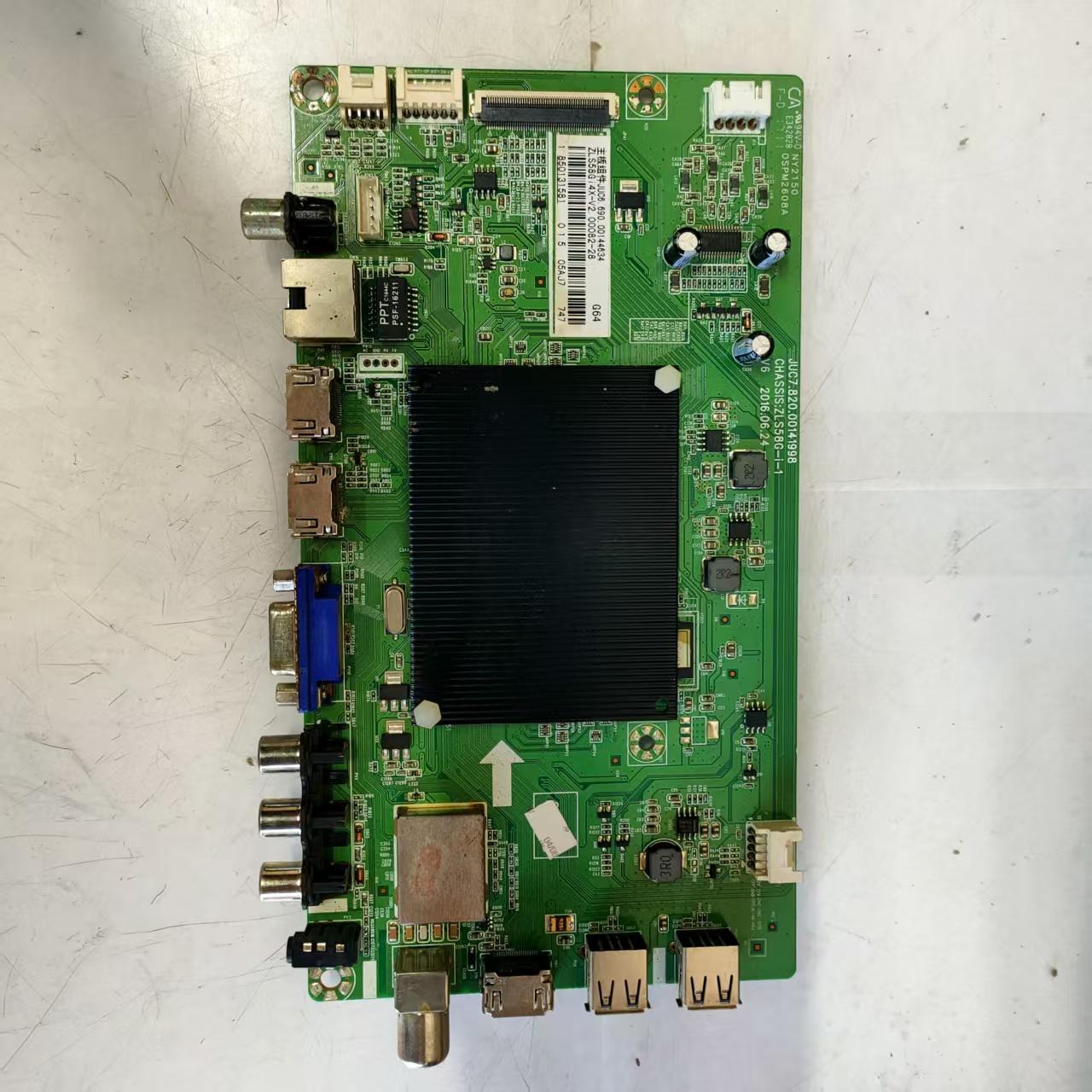 原装拆机长虹55U3C主板JUC7.820.00141998屏C550U18-E2-H