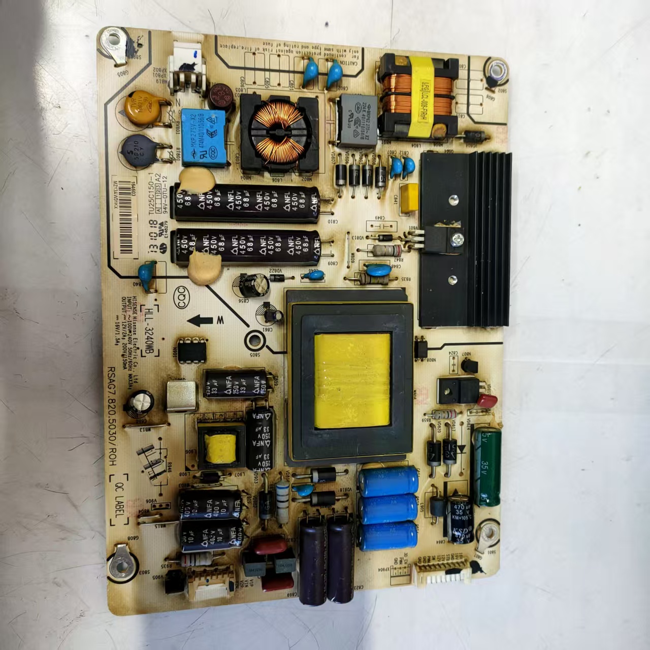 原装拆机海信LED42A300电源板RSAG7.820.5030 4针 10针 双电容