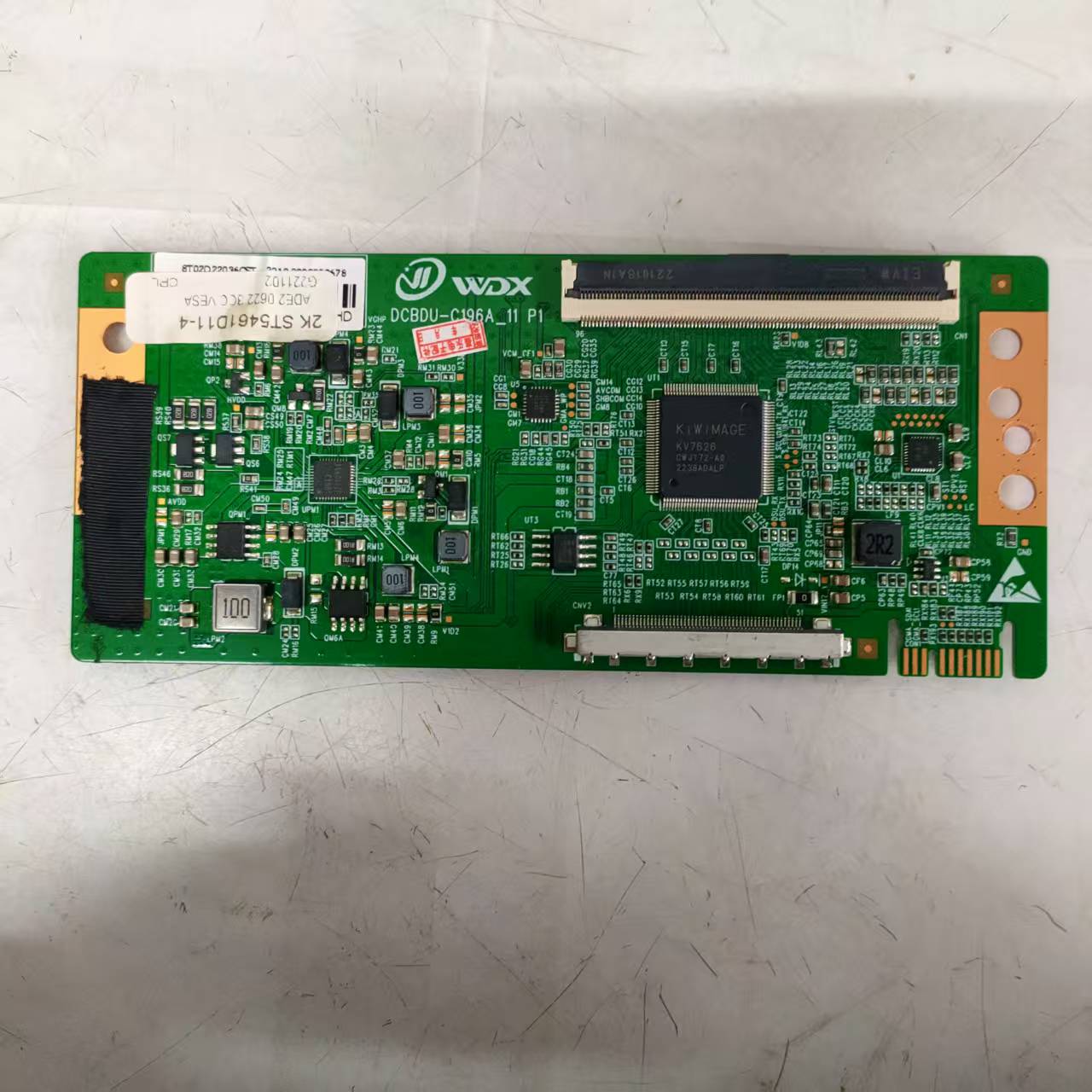 原装拆机逻辑板DCBDU-C196A-11 P1白色标签ST5461D11-4 2K