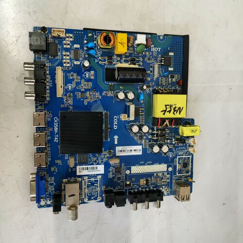 原装拆机杂牌三合一主板CV358H-T42背光电压63-72V/600MA