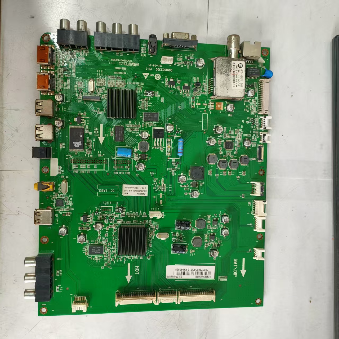 原装拆机海尔LE48A700K 主板0091802300 V0.3 屏LTA480HW01