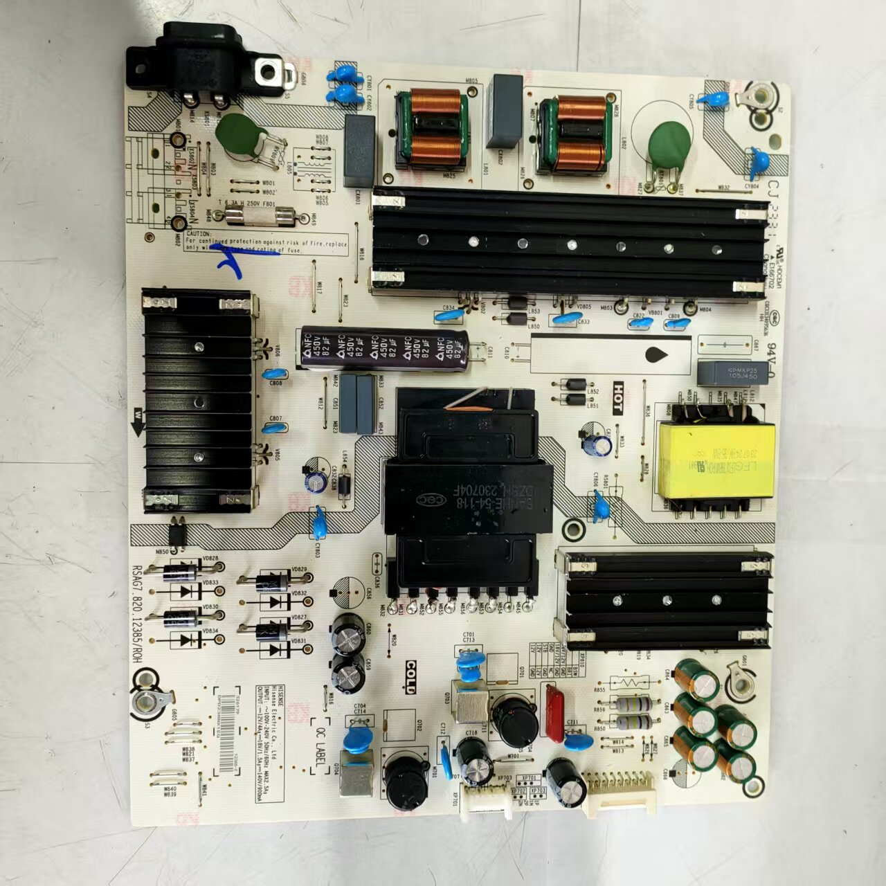 原装拆机海信70E3F电源板RSAG7.820.12385 4 16针 单电容