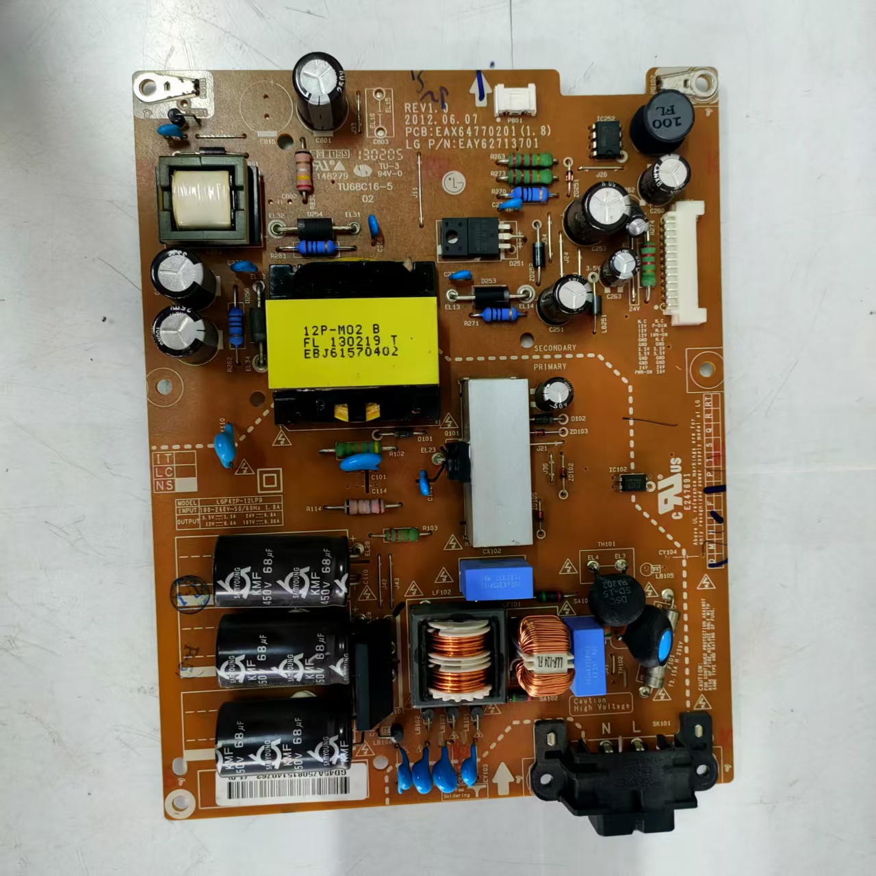 原装拆机LG 42LS3150-CA电源板EAX64770201 LGP42P-12LPB