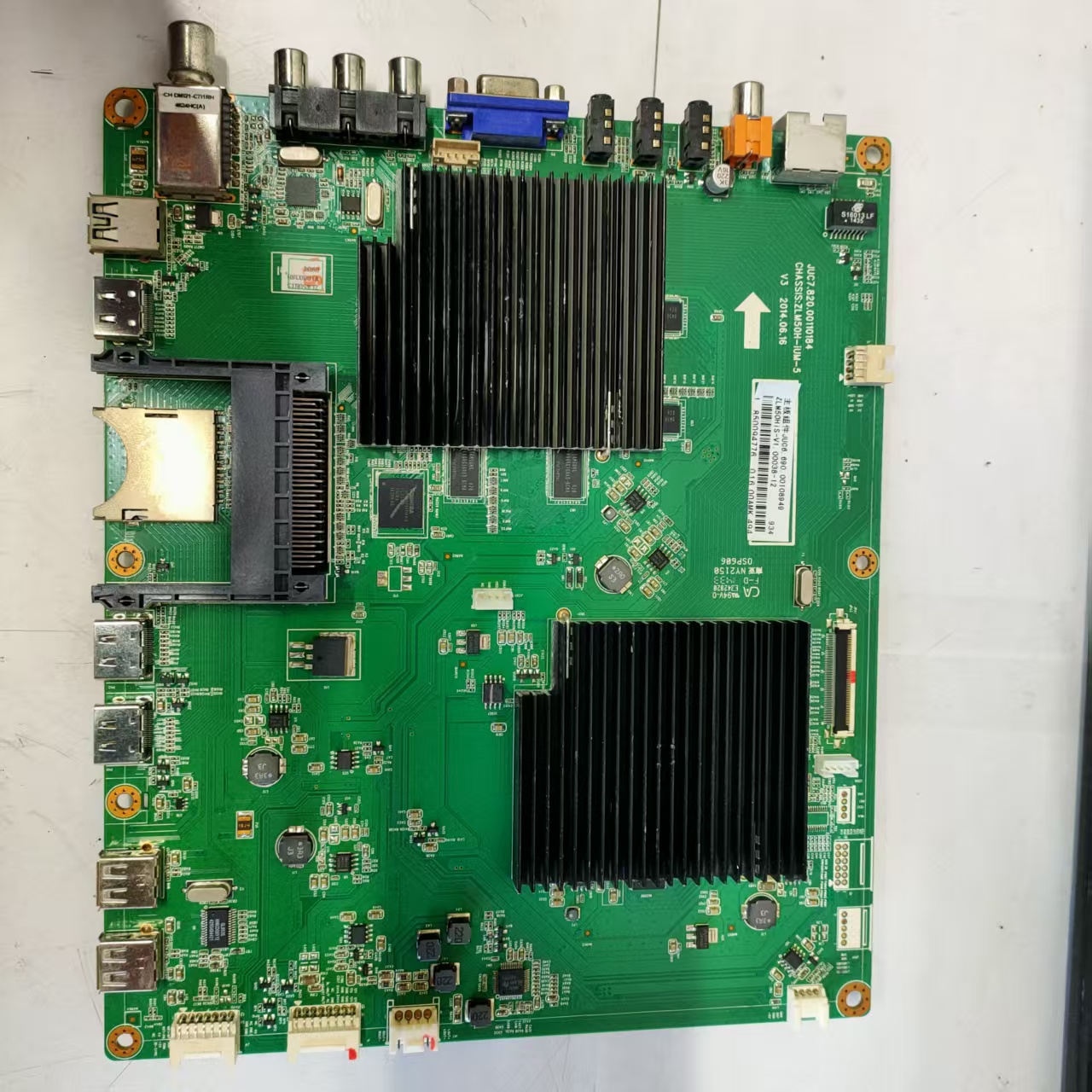 原装拆机长虹49Q1R 主板JUC7.820.00110184屏LC490EQN(XG)(F1)