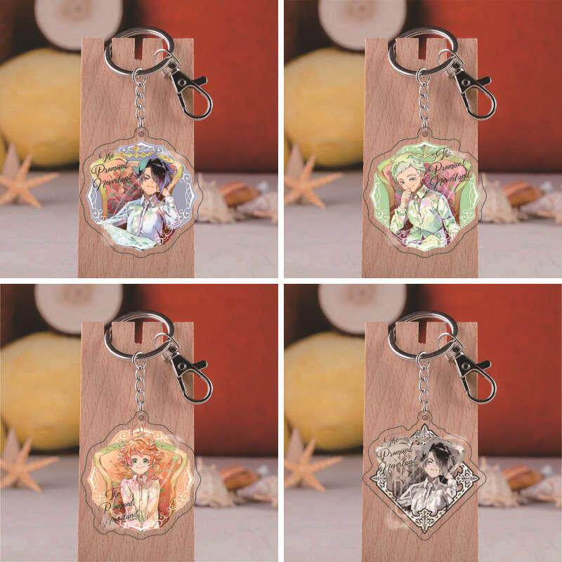 约定的梦幻岛 诺曼 雷 艾玛亚克力钥匙扣透明挂件 动漫 周边