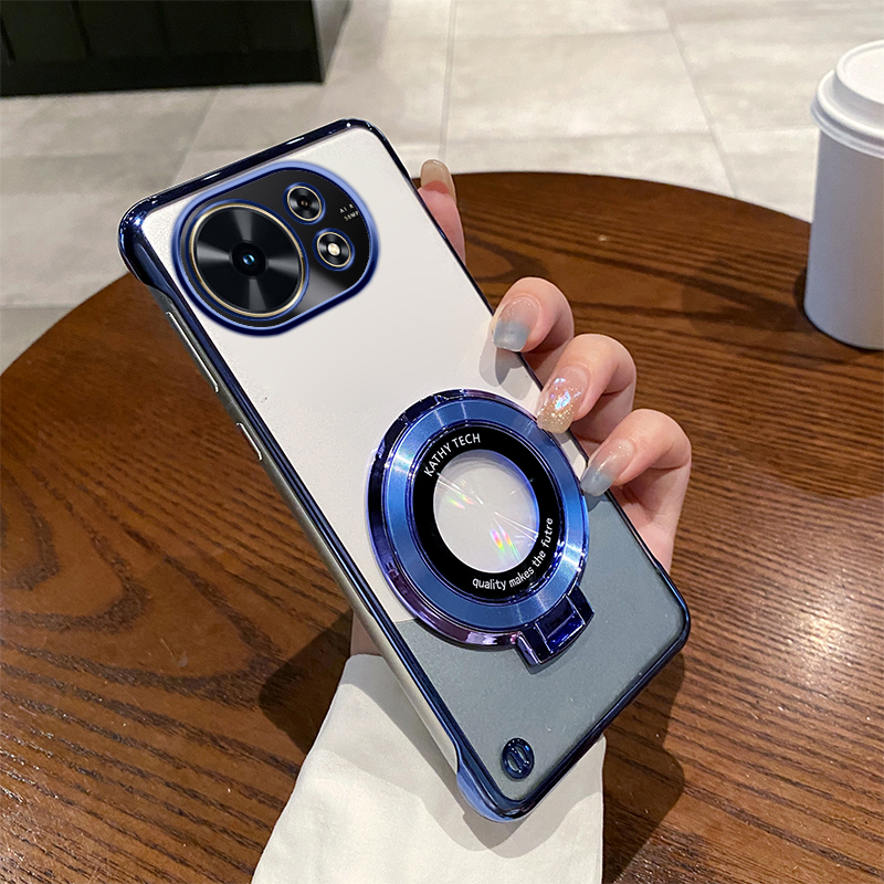 适用华为麦芒40电镀无边框保护套