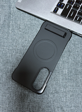 一加Ace5至尊版手机壳新款碳纤维纹素皮硬壳适用OnePlusAce5Pro高端磁吸支架1+Ace5防摔散热无边框超薄保护套