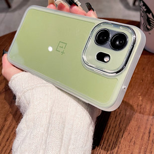 一加15T手机壳新款透明硅胶简约时尚一加13T自带镜头膜软壳适用Oneplus15高端个性一加12超薄全包防摔保护套