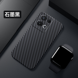 OPPOReno8手机壳新款凯夫拉炭纤维reno8pro保护套游戏散热壳超薄全包塑料适用reno8pro+高端奢华简约大气硬壳