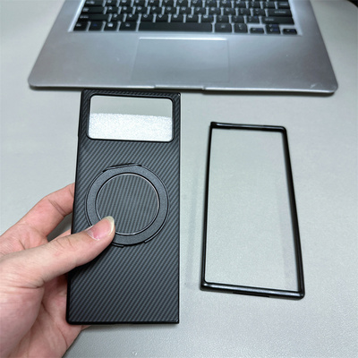 适用小米MixFold2碳纤维纹手机壳