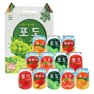 九日牌果肉果汁饮料葡萄汁草莓芒果桃子西柚国产网红饮料238ml