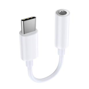 亲乐熊耳机转接头适用小米11红米K40/10pro9手机tpc转接线typec转3.5mm接口30s转换器tapec二合一转化6x换头