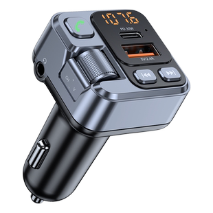 车载蓝牙接收器无损音质频MP3播放器转换汽车充电器USB快充aux