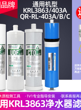 芯园适用沁园净水器滤芯KRL3863 403A(S) B QR-RL-403A 403B 403C