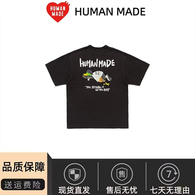 HumanMade后背鸭子印花短袖T恤