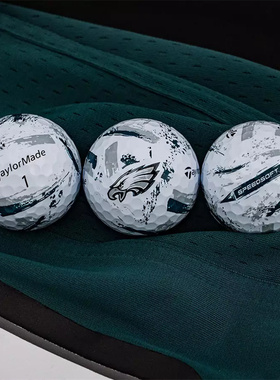 代购Taylormade泰勒梅 SpeedSoft NFL费城老鹰队2025款高尔夫球