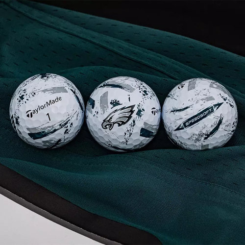 代购Taylormade泰勒梅 SpeedSoft NFL费城老鹰队2025款高尔夫球