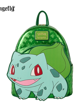 代购Loungefly精灵宝可梦妙蛙种子角色扮演迷你背包双肩包痛包
