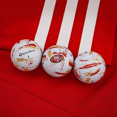 代购Taylormade泰勒梅 SpeedSoft NFL旧金山49人队2025款高尔夫球