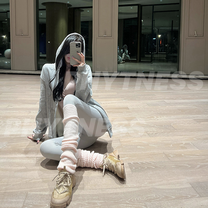 PHYTNESS 2025新品多色保暖堆堆直筒袜子百搭休闲风长袜女秋冬