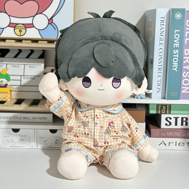 40厘米娃衣睡衣坐姿英伦风男公主裙白菜价古风帅气20cm10cm棉花